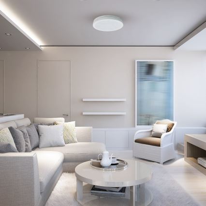 LED-Badezimmer-Deckenleuchte MARLON LED/36W/230V Ø 30 cm IP54 weiß