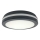 LED-Badezimmer-Deckenleuchte mit Bewegungsmelder – 20 W, 230 V, einstellbare Farbtemperatur (3000/4000/6500 K), Ø 23 cm, IP54, Anthrazit