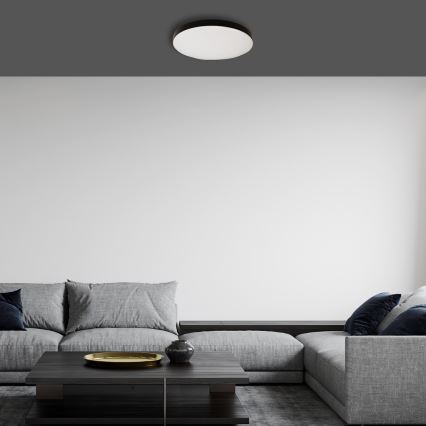 LED Badezimmer-Deckenleuchte mit Sensor MAYA LED/13W/230V Ø 33 cm IP44 schwarz