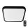 LED Badezimmer-Deckenleuchte mit Sensor SAMSUNG CHIP LED/18W/230V IP44 4000K 29x29 cm Schwarz + Fernbedienung
