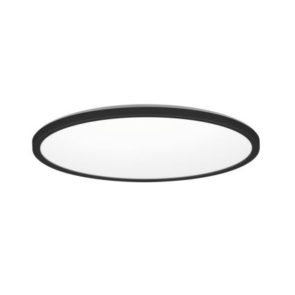 LED Badezimmer-Deckenleuchte NIVERA LED/24W/230V IP54 3000/4000/6000K Ø 30 cm schwarz