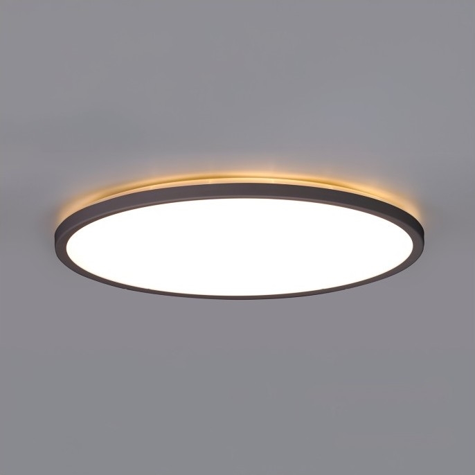 LED Badezimmer-Deckenleuchte NIVERA LED/32W/230V IP54 3000/4000/6000K Ø 42 cm schwarz