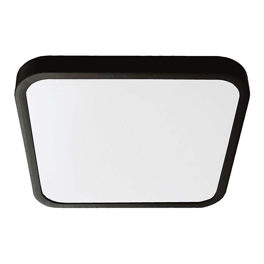 LED Badezimmer-Deckenleuchte SAMSUNG CHIP LED/18W/230V IP44 4000K 25x25 cm schwarz
