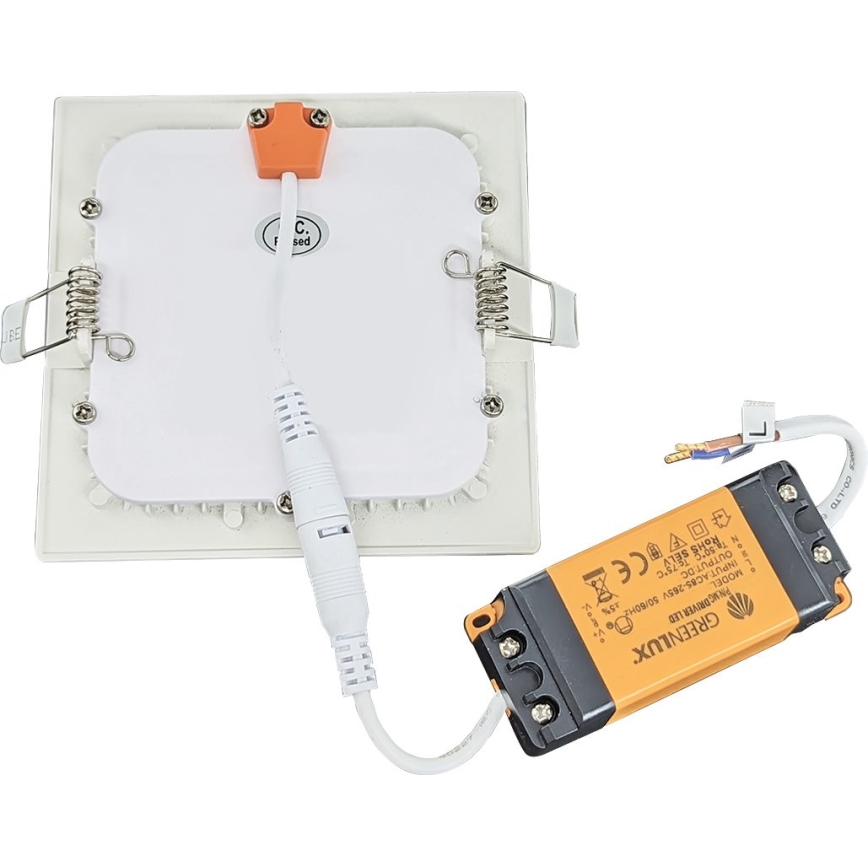 LED-Badezimmer-Einbauleuchte VEGA LED/24W/230V 2800K 29,8 cm IP44 Schnee weiß