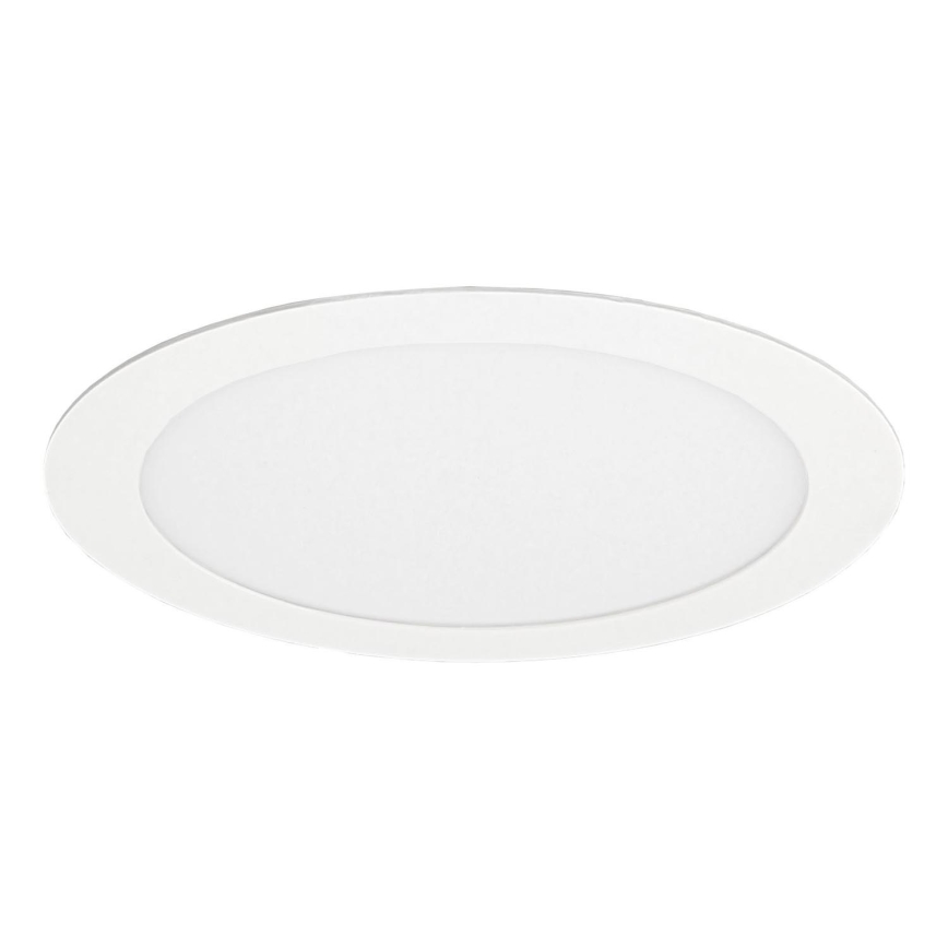 LED-Badezimmer-Einbauleuchte VEGA LED/24W/230V 2800K d 29,8 cm IP44 Schnee weiß