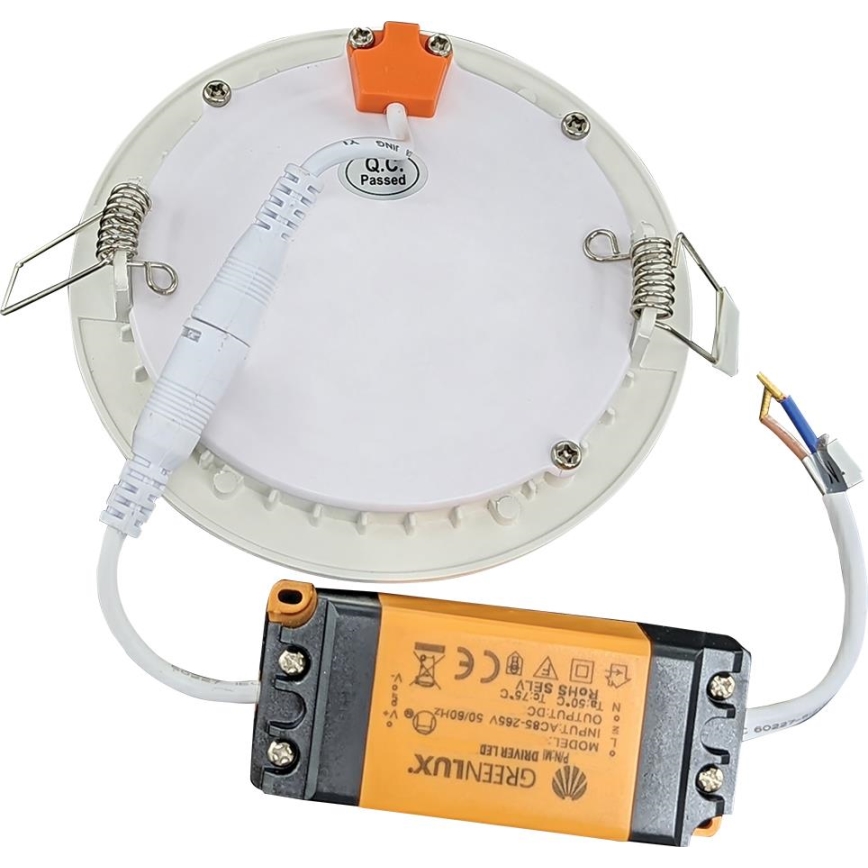 LED-Badezimmer-Einbauleuchte VEGA LED/6W/230V 2800K d 11,8 cm IP44