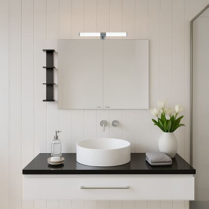 LED-Badezimmer-Spiegelleuchte APA LED/6W/230V 40 cm IP44 Hochglanz-Chrom