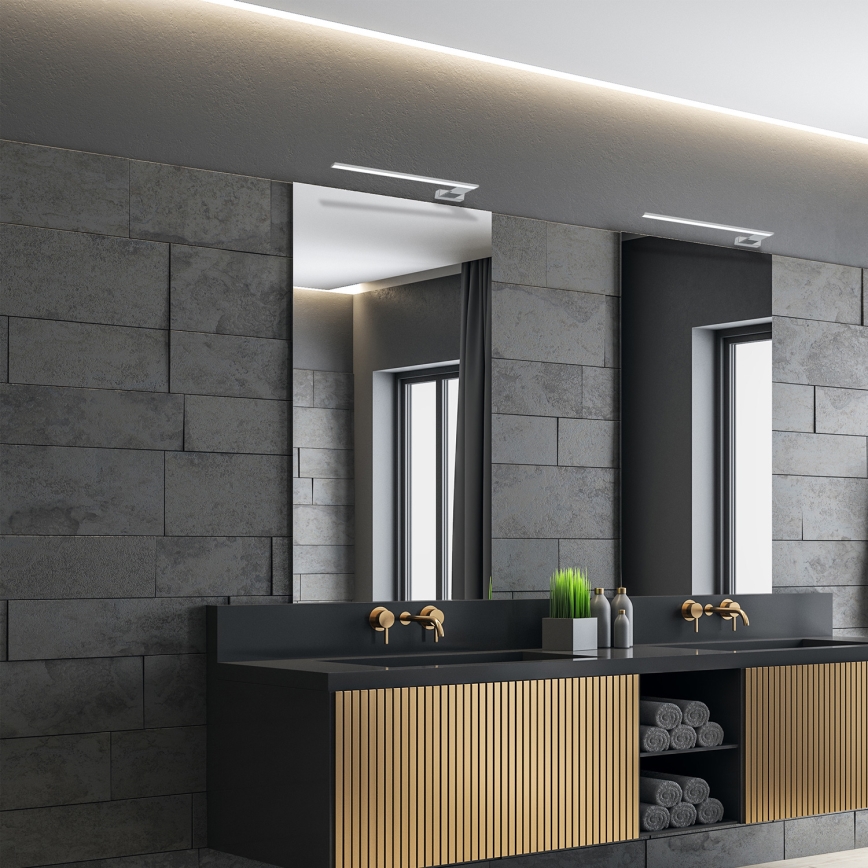LED-Badezimmer-Wandleuchte SHINE LED/11W/230V 45 cm IP44 glänzender Chrom