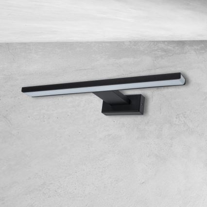 LED-Badezimmer-Wandleuchte SHINE LED/7W/230V 30 cm IP44 schwarz