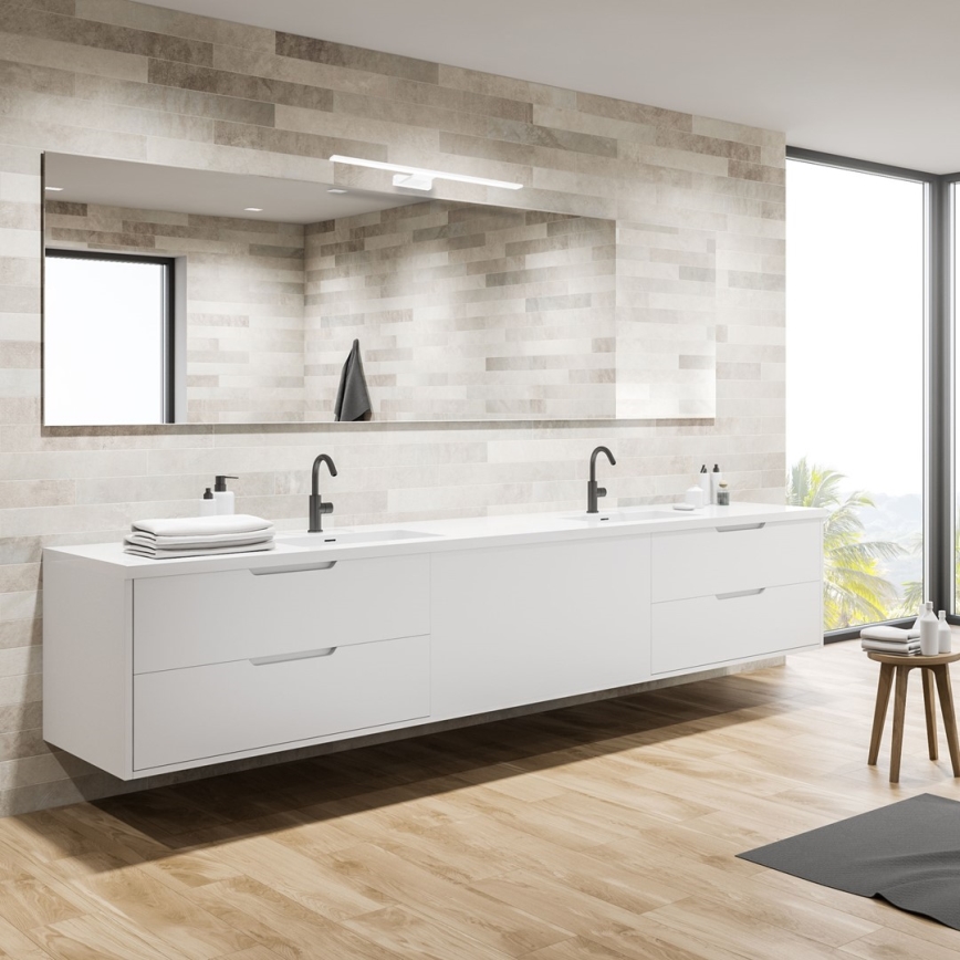 LED Badezimmer-Wandleuchte SHINE LED/7W/230V 40 cm IP44 weiß