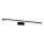 LED Badezimmerspiegelbeleuchtung ASTEN LED/12W/230V IP44 schwarz