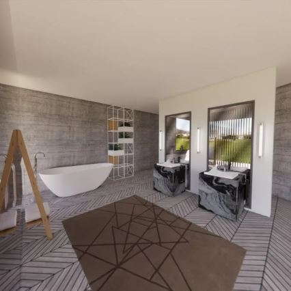 LED Badezimmerspiegelbeleuchtung LED/15W/230V 4000K IP44