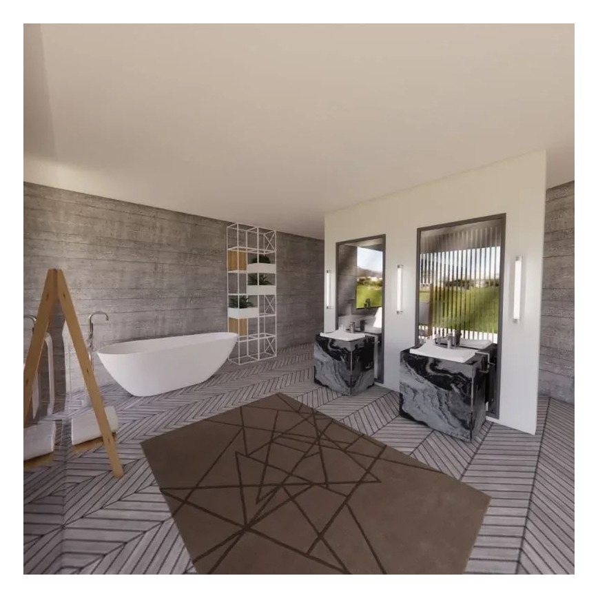 LED Badezimmerspiegelbeleuchtung LED/15W/230V 4000K IP44