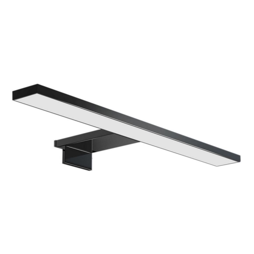 LED Badezimmerspiegelbeleuchtung LED/8W/230V 4000K 50 cm IP44 schwarz