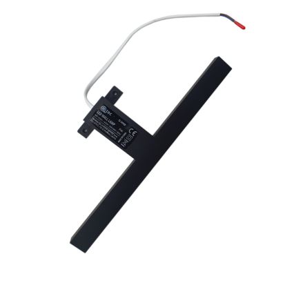 LED Badezimmerspiegelbeleuchtung LED/8W/230V 4000K 50 cm IP44 schwarz