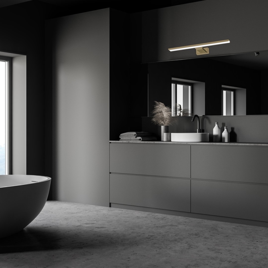 LED-Badezimmer-Spiegelleuchte SHINE LED/13,8W/230V IP44 Messing