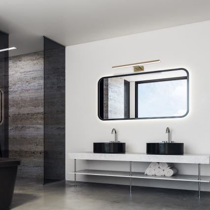 LED-Badezimmer-Spiegelleuchte SHINE LED/13,8W/230V IP44 Messing