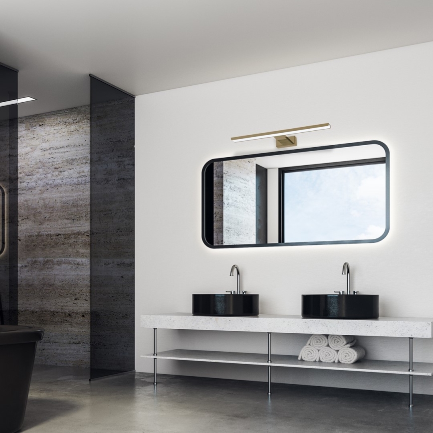 LED-Badezimmer-Spiegelleuchte SHINE LED/13,8W/230V IP44 Messing