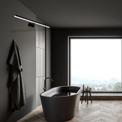 LED-Badspiegelleuchte SHINE BLACK, LED/15W/230V, 80 cm, IP44, schwarz