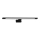 LED Badspiegelleuchte SHINE LED/12W/230V 60 cm IP44 schwarz