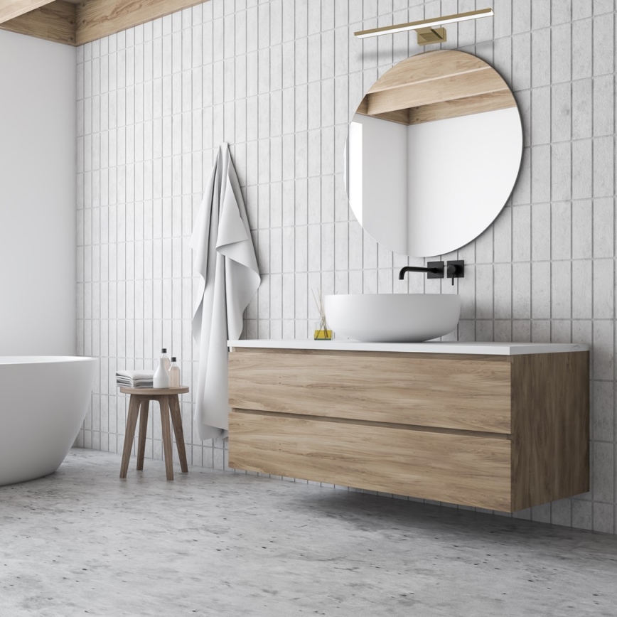 LED-Beleuchtung für Badezimmerspiegel SHINE LED/13,8W/230V 60 cm IP44 Messing