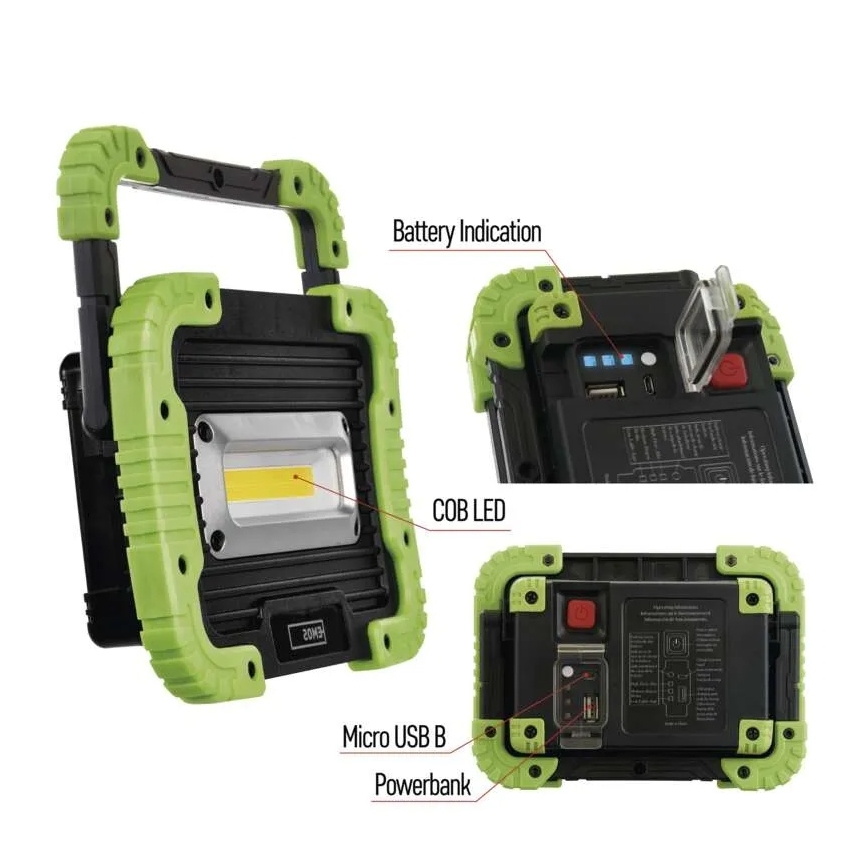 LED COB Aufladbarer Strahler LED/3,7V 3000 mAh IP44