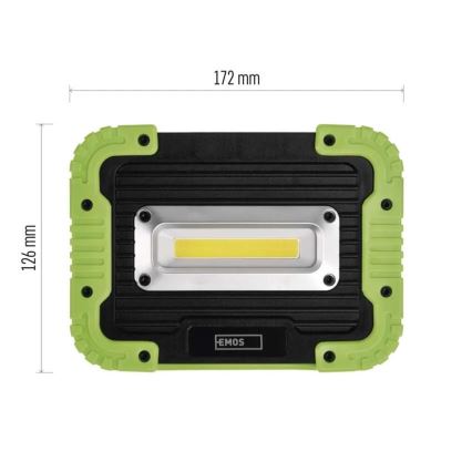 LED COB Aufladbarer Strahler LED/3,7V 3000 mAh IP44