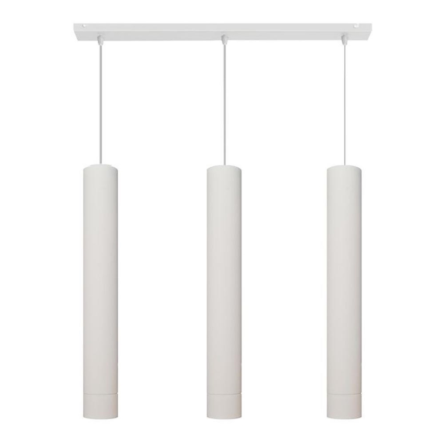LED-Deckenleuchte an Kabel TUBA 3xGU10/4,8W/230V weiß