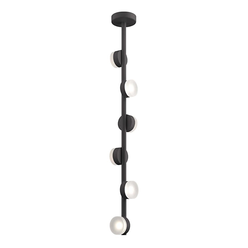 LED-Deckenleuchte an Stange COMFORT 6xLED/5W/230V schwarz