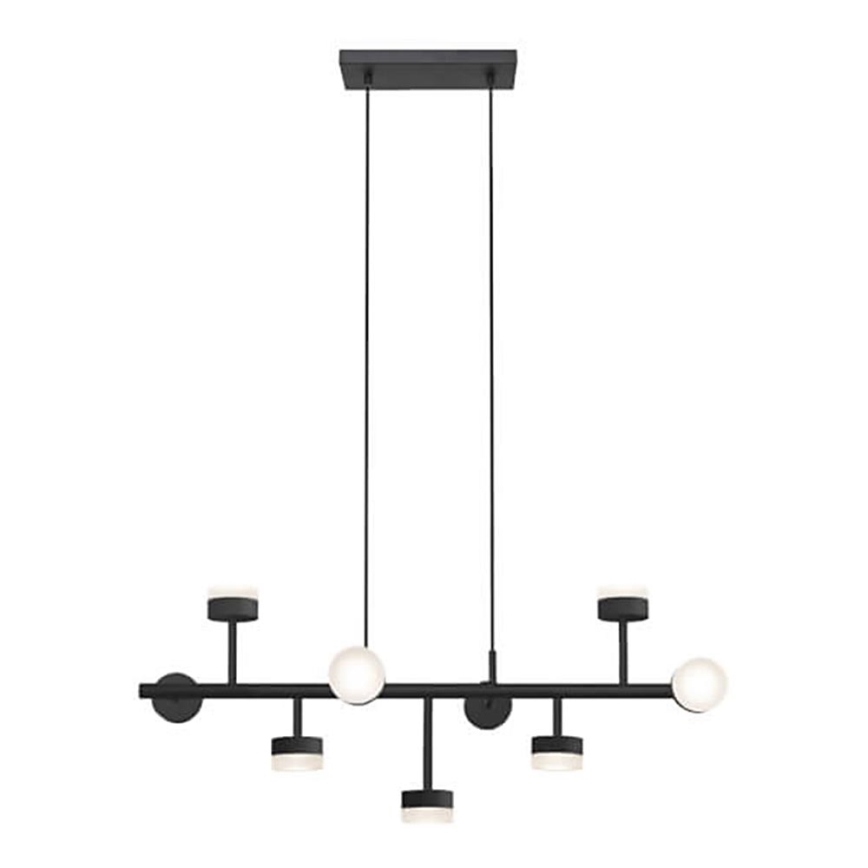 LED-Deckenleuchte an Stange COMFORT 9xLED/5W/230V schwarz