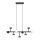 LED-Deckenleuchte an Stange COMFORT 9xLED/5W/230V schwarz