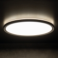 LED-Deckenleuchte AZPO LED/22W/230V 3000/4000/6000K Ø 42 cm IP54 schwarz
