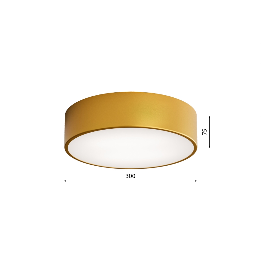 LED-Deckenleuchte CLEO LED/24W/230V 3000K Ø 30 cm gold