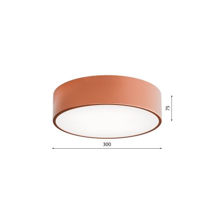 LED-Deckenleuchte CLEO LED/24W/230V 3000K Ø 30 cm kupferfarben