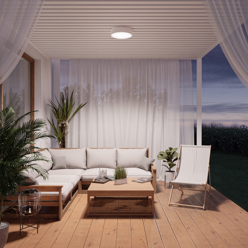 LED-Deckenleuchte CLEO LED/24W/230V 3000K Ø 30 cm Weiß