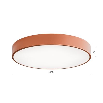 LED-Deckenleuchte CLEO LED/69W/230V 4000K Ø 60 cm kupferfarben