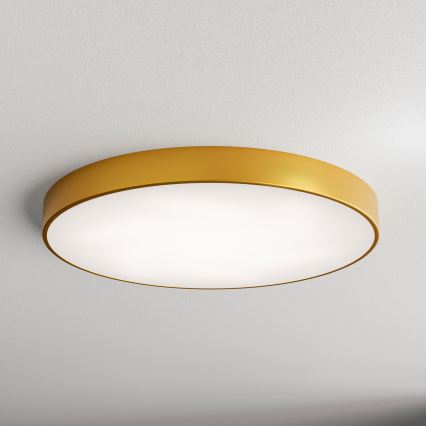LED Deckenleuchte CLEO LED/96W/230V 3000K Ø 80 cm gold