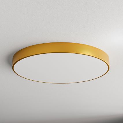 LED Deckenleuchte CLEO LED/96W/230V 3000K Ø 80 cm gold
