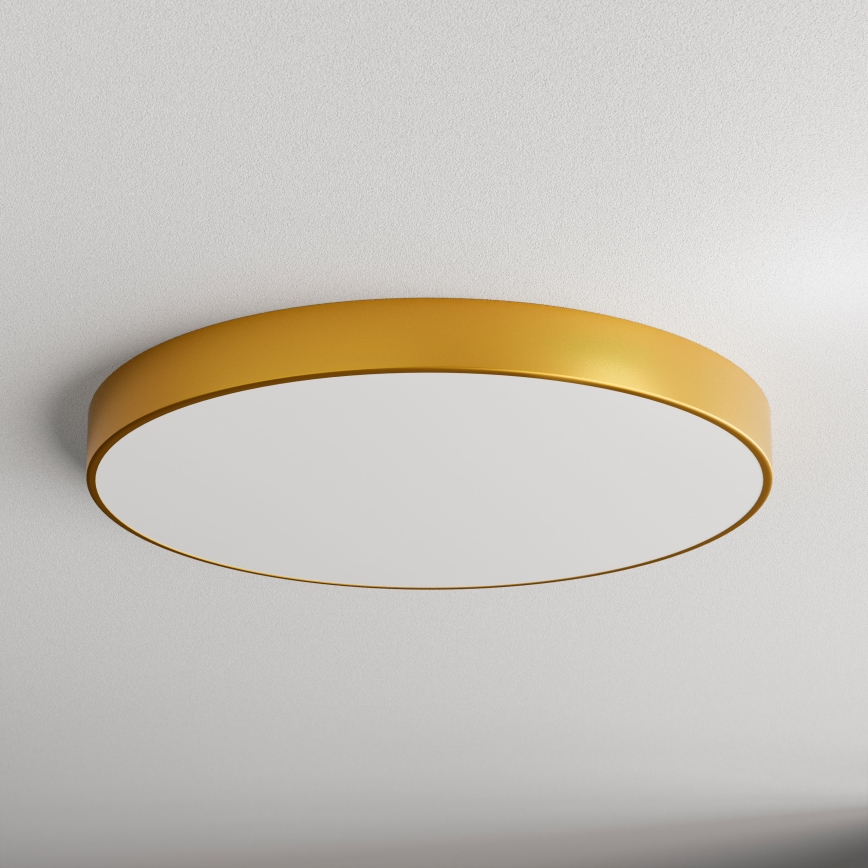 LED Deckenleuchte CLEO LED/96W/230V 3000K Ø 80 cm gold