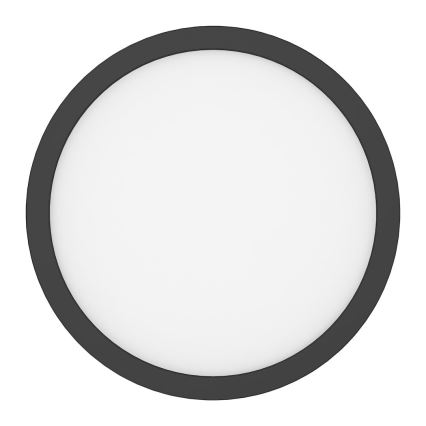 LED-Deckenleuchte EVORA LED/24W/230V 3000/4000/6000K Ø 30 cm schwarz