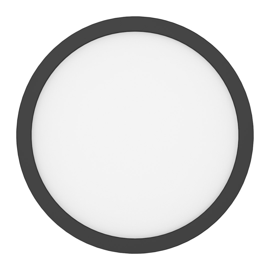 LED-Deckenleuchte EVORA LED/24W/230V 3000/4000/6000K Ø 30 cm schwarz