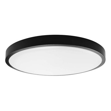 LED-Deckenleuchte für Badezimmer LED/24W/230V 4000K IP44 d 29,5 cm schwarz