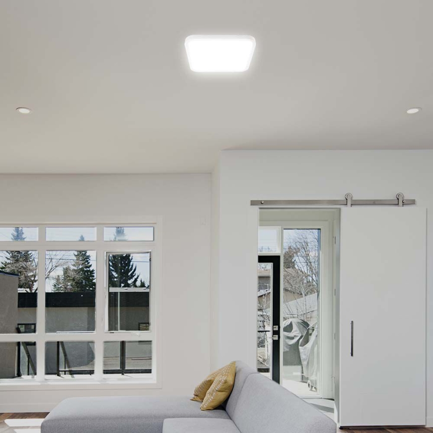 LED-Deckenleuchte für Badezimmer LED/48W/230V 4000K IP44 42x42 cm weiß
