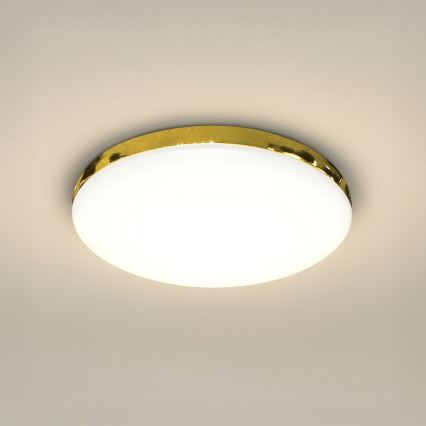LED-Deckenleuchte für Badezimmer MAYA LED/15W/230V d 33 cm IP44 golden