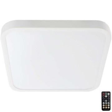 LED-Deckenleuchte für Badezimmer mit Sensor LED/36W/230V 4000K IP44 42x42 cm weiß + Fernbedienung