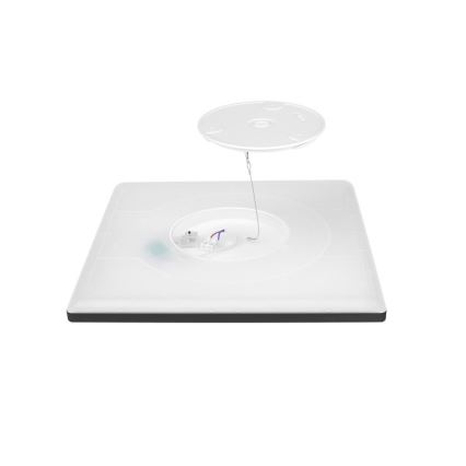 LED-Deckenleuchte für Badezimmer NIVERA LED/12W/230V IP54 3000/4000/6000K 22,5x22,5 cm schwarz