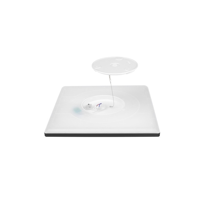 LED-Deckenleuchte für Badezimmer NIVERA LED/12W/230V IP54 3000/4000/6000K 22,5x22,5 cm schwarz
