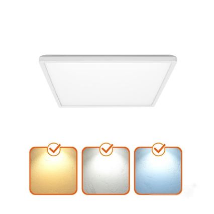 LED-Deckenleuchte für Badezimmer NIVERA LED/12W/230V IP54 3000/4000/6000K 22,5x22,5 cm weiß
