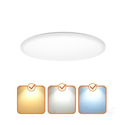 LED-Deckenleuchte für Badezimmer NIVERA LED/12W/230V IP54 3000/4000/6000K d 22,5 cm weiß