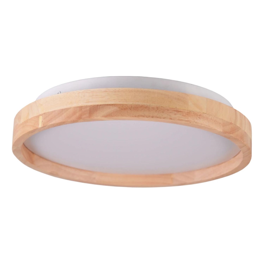 LED-Deckenleuchte für das Badezimmer, Holz, 12 W / 230 V, Ø 27 cm, IP44, Eiche